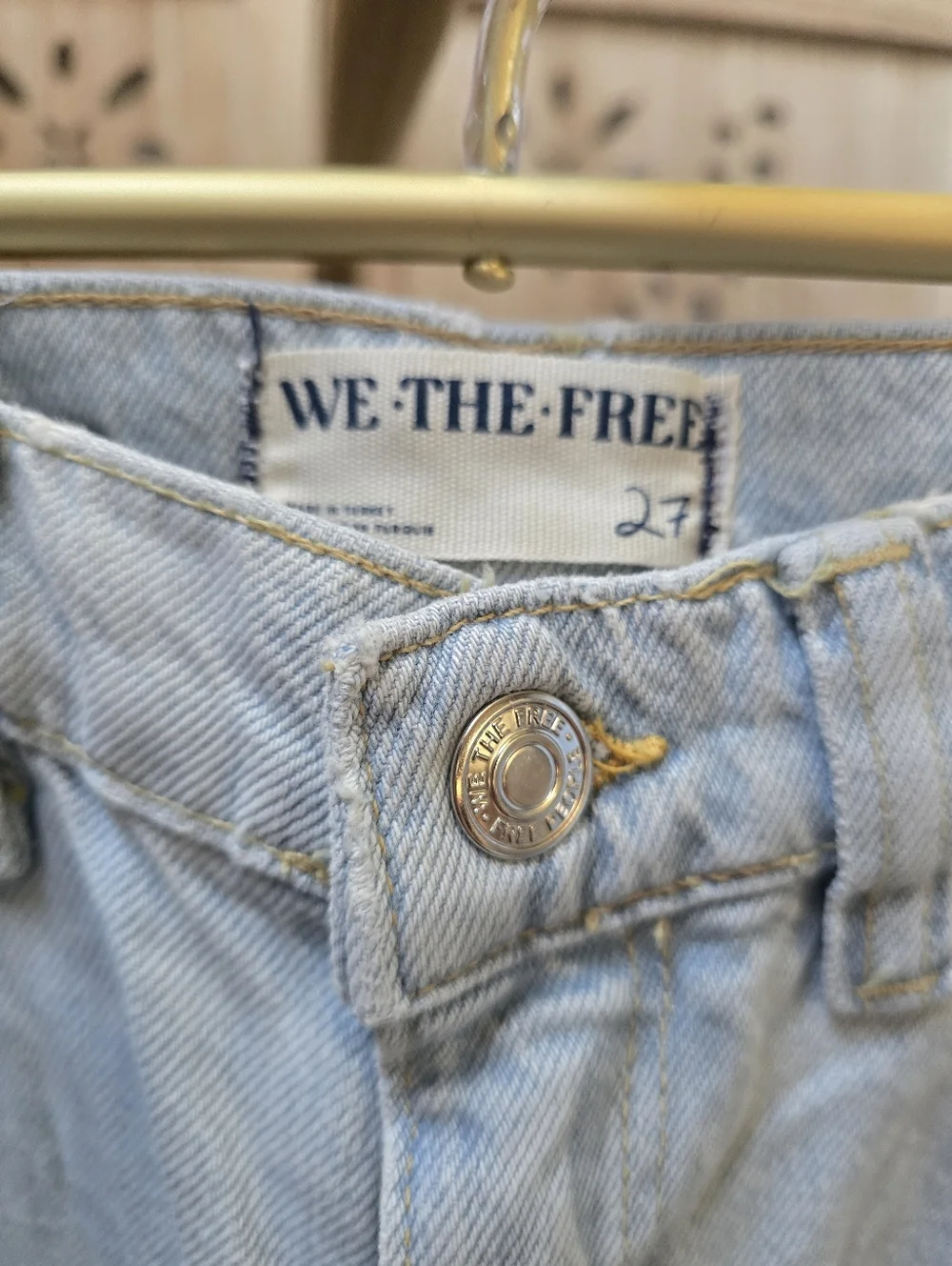 NWOT We The Free Tinsley Baggy High Rise Straight Leg Jeans - Picture 8 of 13